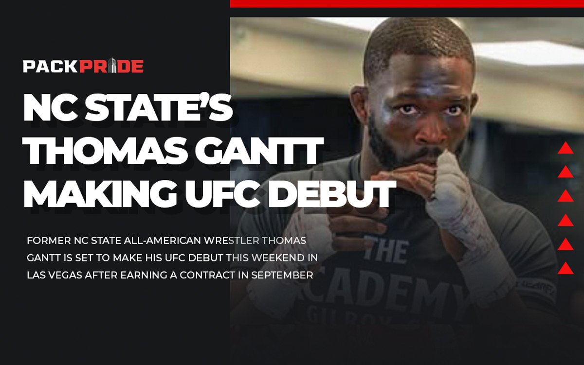 Former NC State Wrestler Thomas Gantt Set For UFC Debut